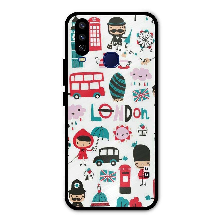 Double Decker Metal Back Case for Vivo Y12