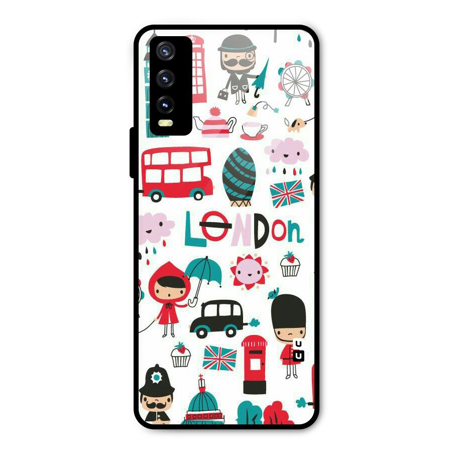 Double Decker Metal Back Case for Vivo Y20