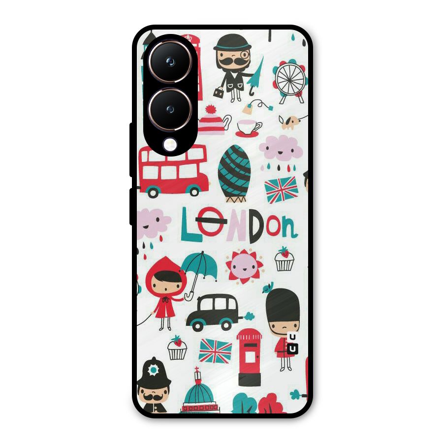 Double Decker Metal Back Case for Vivo Y28