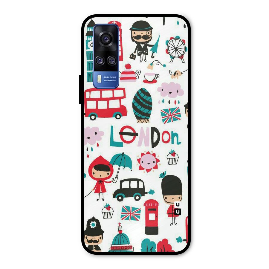 Double Decker Metal Back Case for Vivo Y31