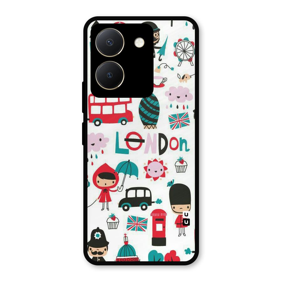 Double Decker Metal Back Case for Vivo Y36