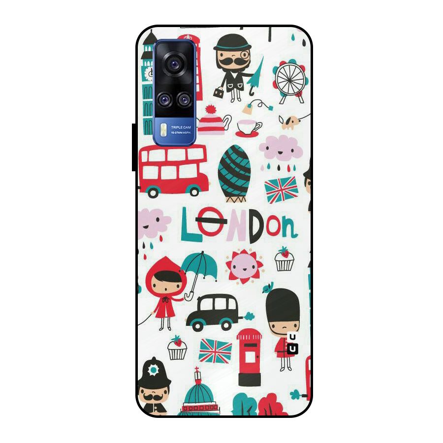 Double Decker Metal Back Case for Vivo Y51