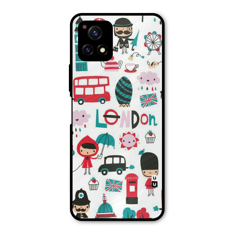 Double Decker Metal Back Case for Vivo Y72 5G