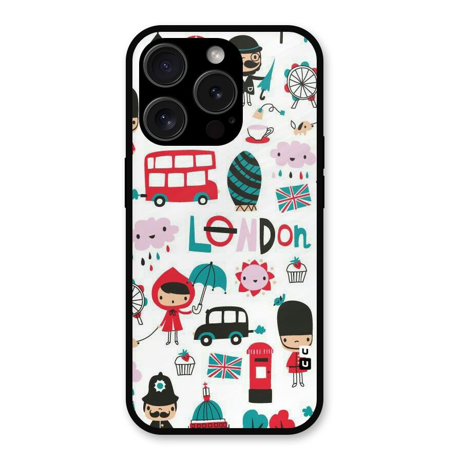 Double Decker Metal Back Case for iPhone 15 Pro