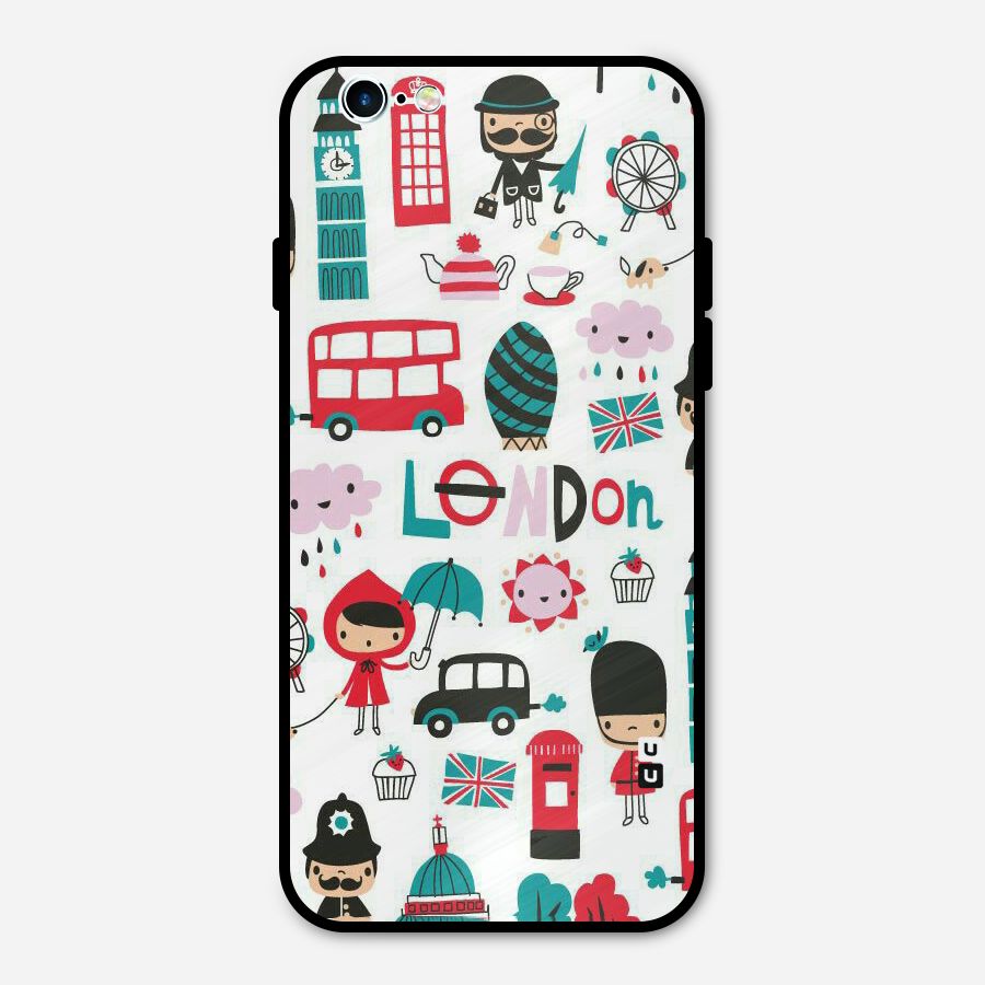 Double Decker Metal Back Case for iPhone 6 6s