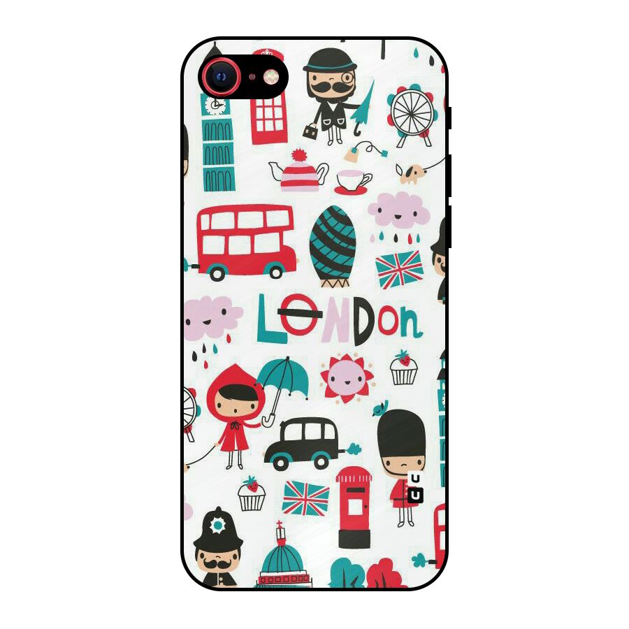 Double Decker Metal Back Case for iPhone 7
