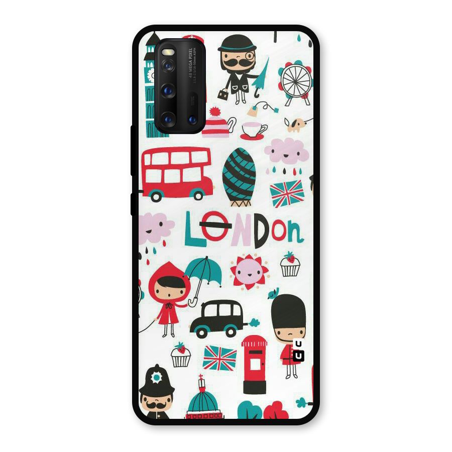 Double Decker Metal Back Case for iQOO 3