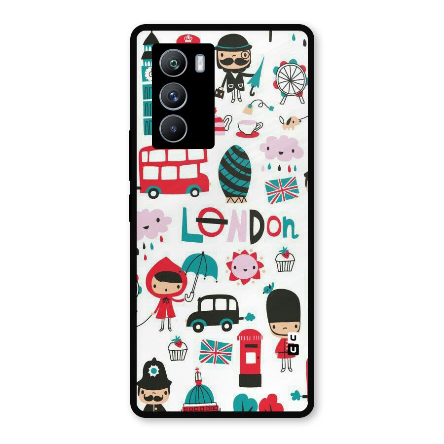 Double Decker Metal Back Case for iQOO 9 SE