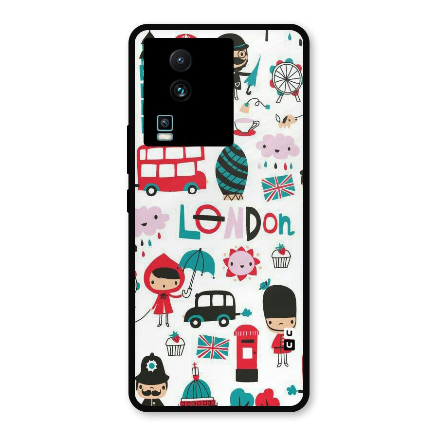 Double Decker Metal Back Case for iQOO Neo 7