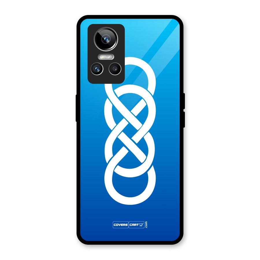 Double Infinity Blue Glass Back Case for Realme GT Neo 3