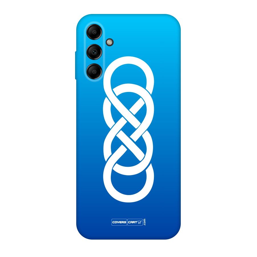 Double Infinity Blue Original Polycarbonate Back Case for Galaxy A14 5G