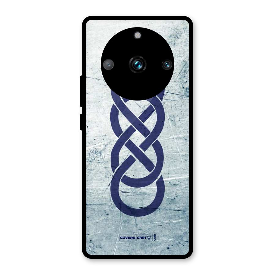 Double Infinity Rough Glass Back Case for Realme Narzo 60 Pro