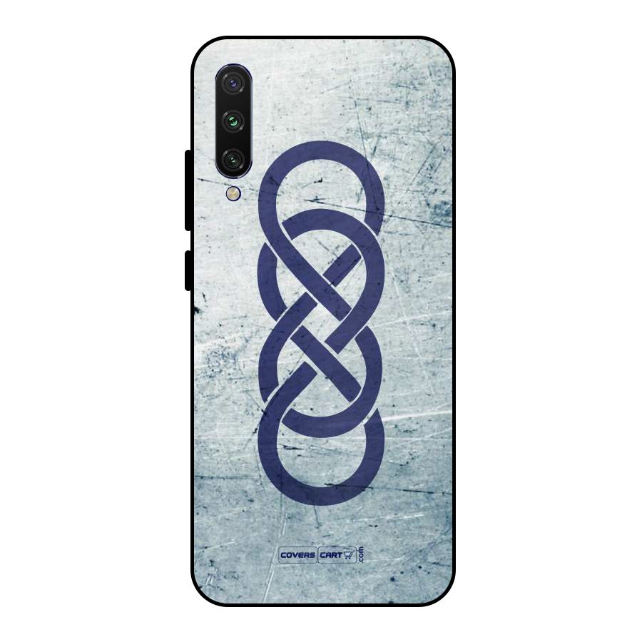 Double Infinity Rough Metal Back Case for Mi A3