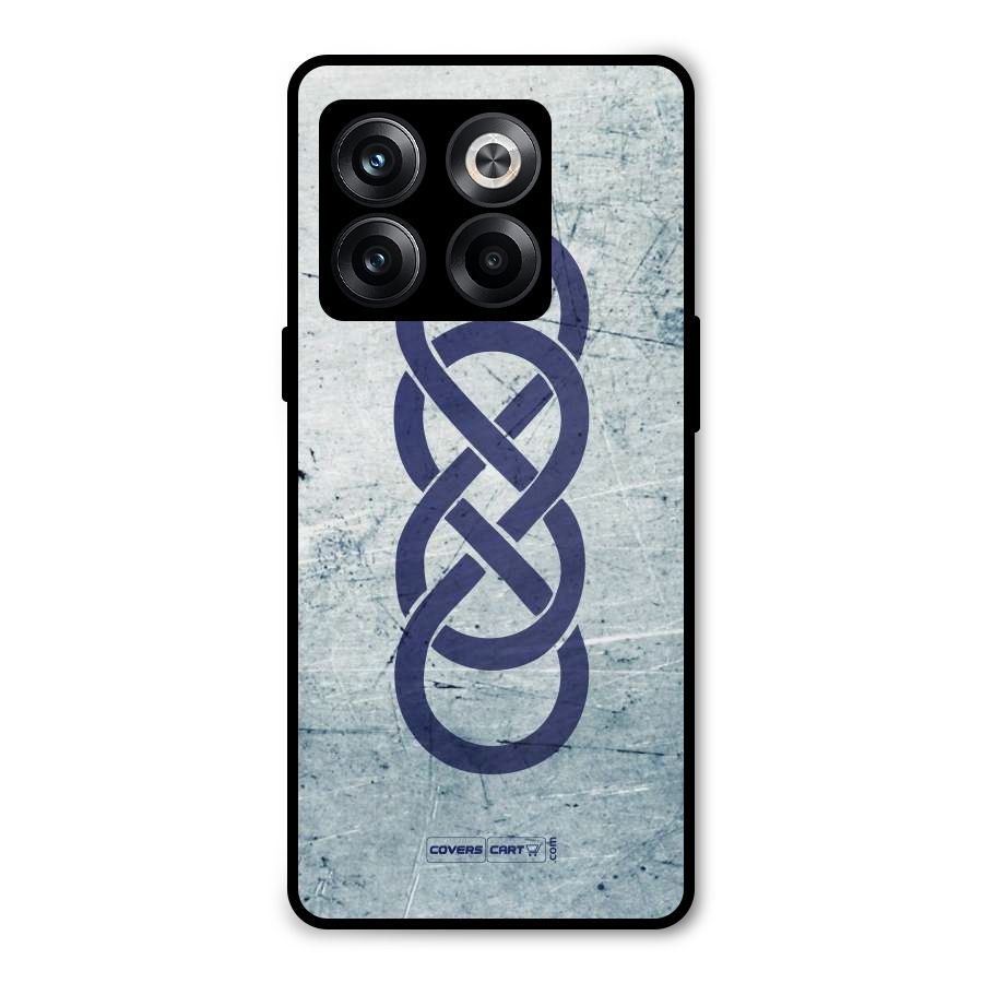 Double Infinity Rough Metal Back Case for OnePlus 10T