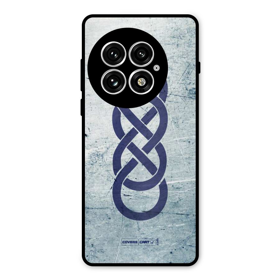 Double Infinity Rough Metal Back Case for OnePlus 13