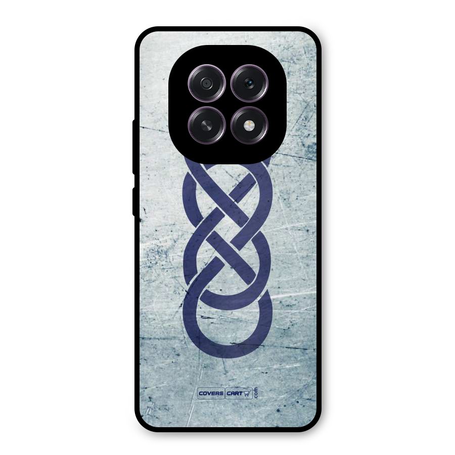 Double Infinity Rough Metal Back Case for Oppo F29