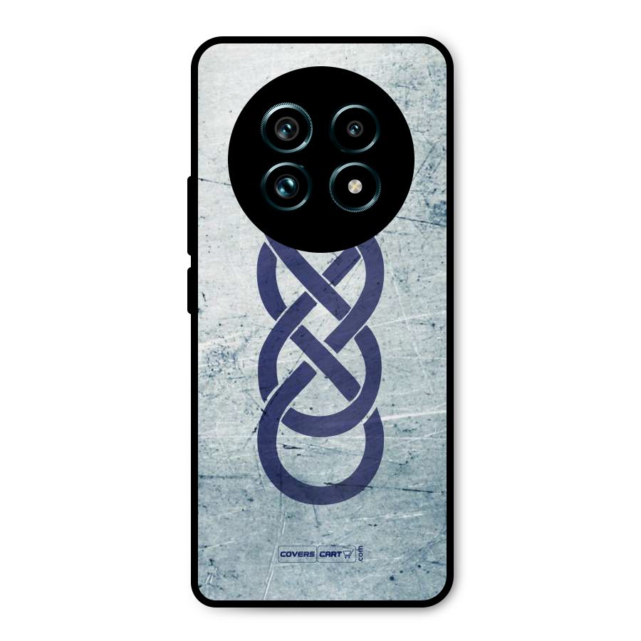 Double Infinity Rough Metal Back Case for Realme 13 Pro Plus