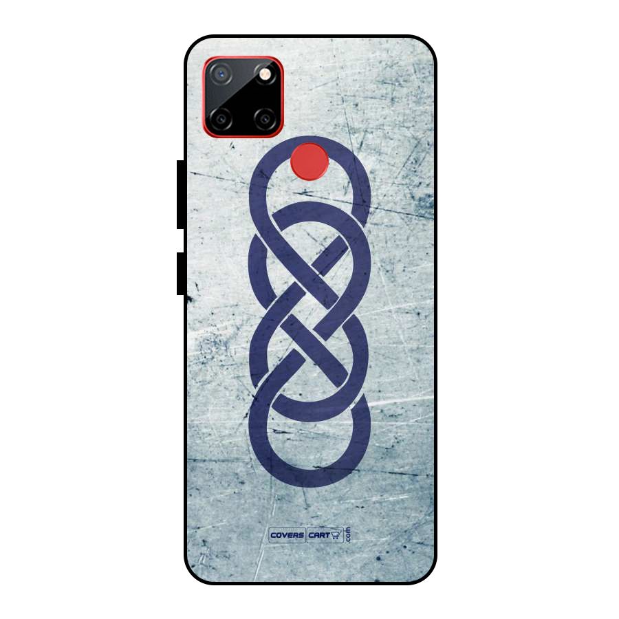 Double Infinity Rough Metal Back Case for Realme C12