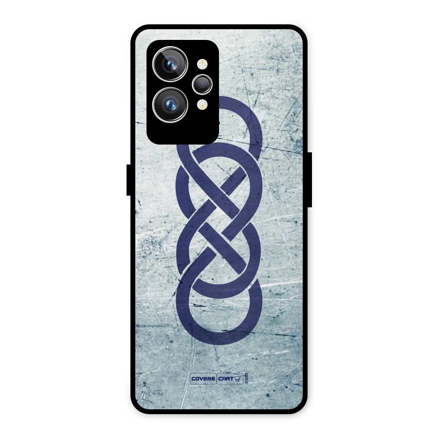 Double Infinity Rough Metal Back Case for Realme GT2 Pro