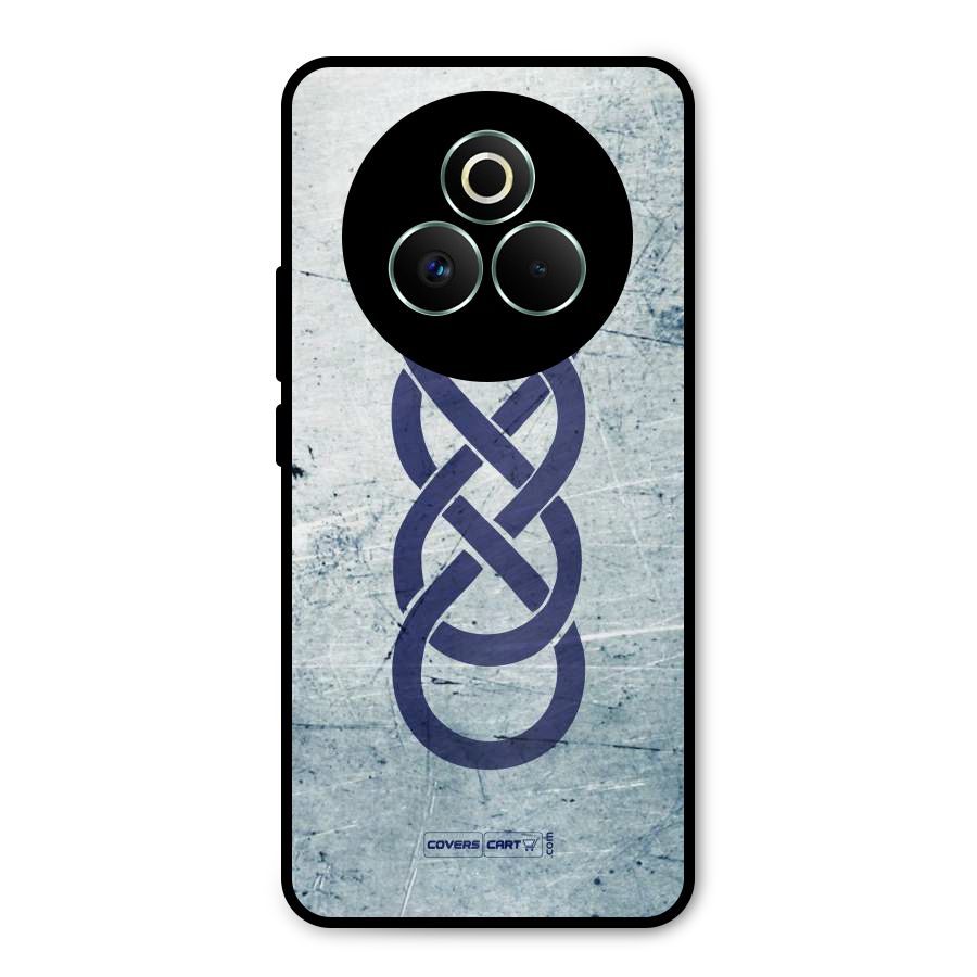 Double Infinity Rough Metal Back Case for Realme P3 Pro