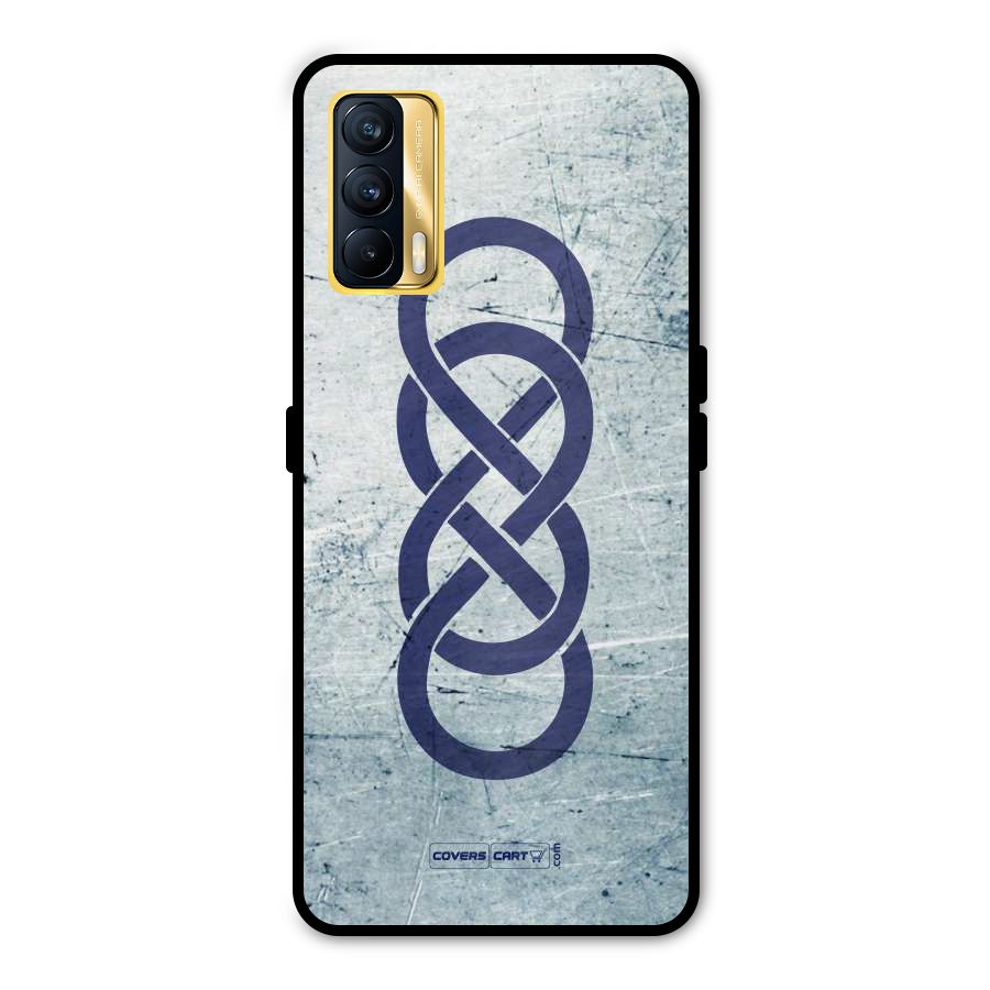 Double Infinity Rough Metal Back Case for Realme X7