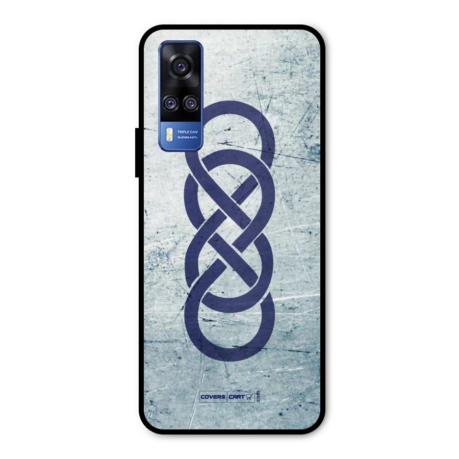 Double Infinity Rough Metal Back Case for Vivo Y31