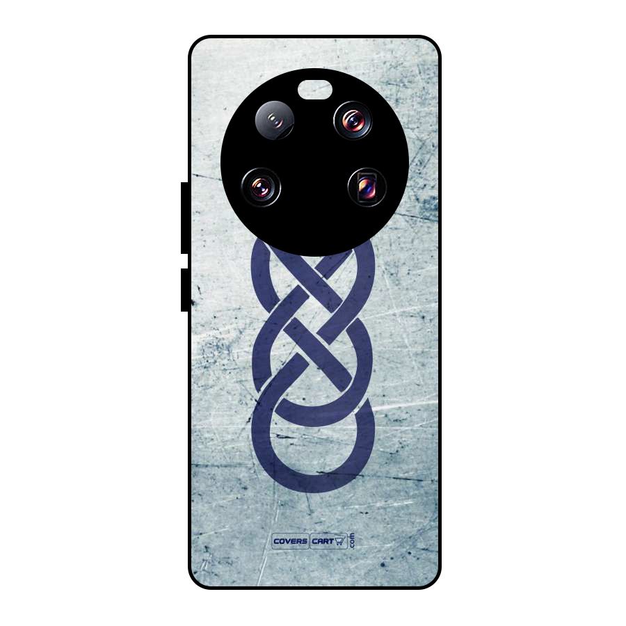 Double Infinity Rough Metal Back Case for Xiaomi 13 Ultra