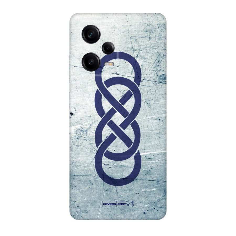 Double Infinity Rough Original Polycarbonate Back Case for Redmi Note 12 Pro