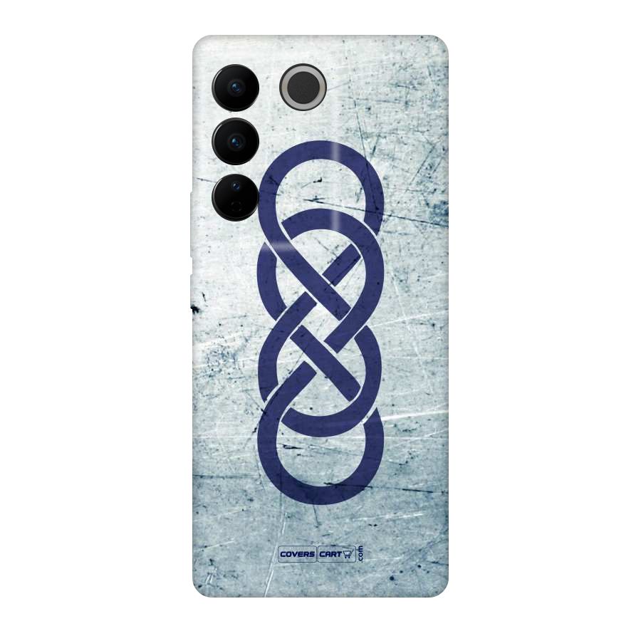 Double Infinity Rough Original Polycarbonate Back Case for Vivo V27