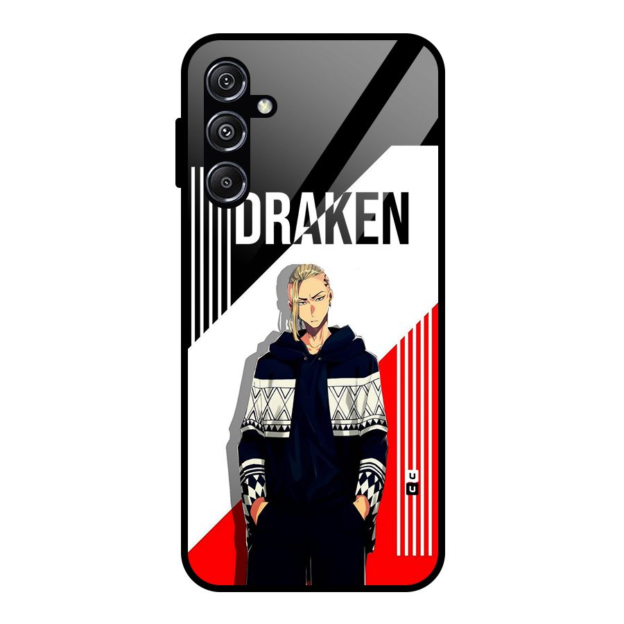 Draken Bhai Glass Back Case for Galaxy M34 5G