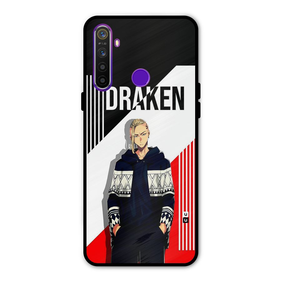 Draken Bhai Glass Back Case for Realme 5s
