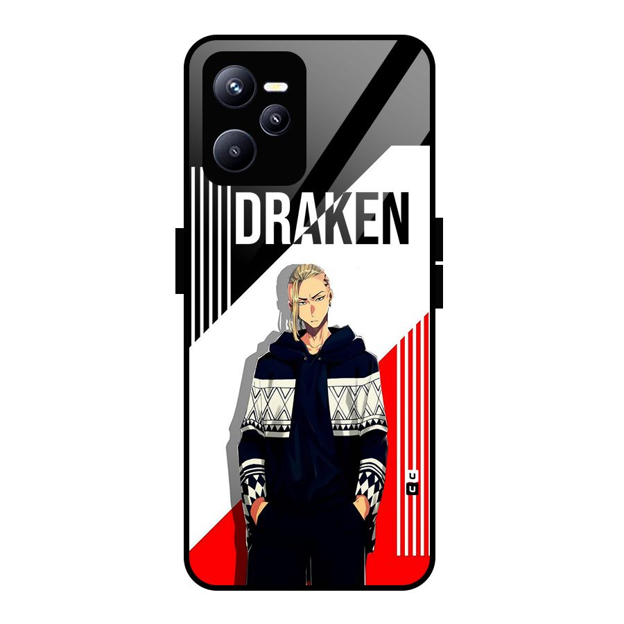 Draken Bhai Glass Back Case for Realme C35