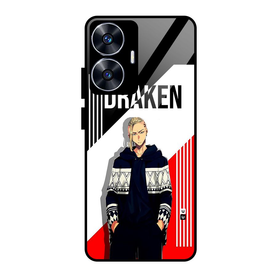 Draken Bhai Glass Back Case for Realme Narzo N55
