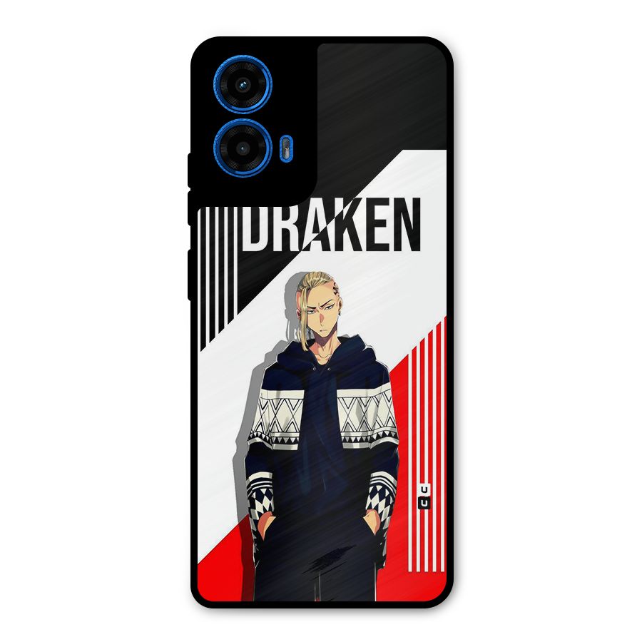 Draken Bhai Metal Back Case for Moto G45