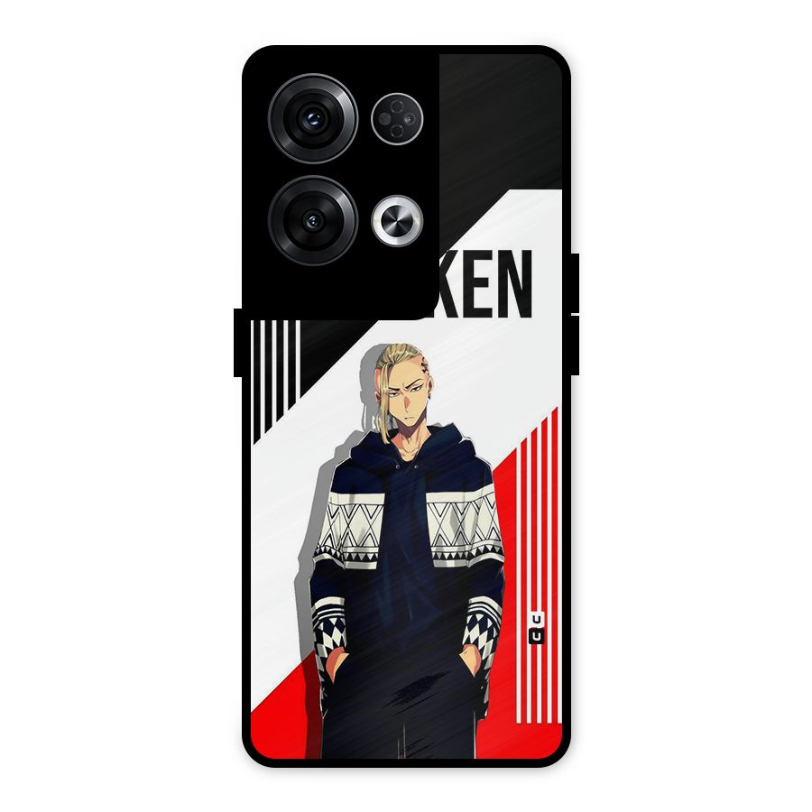 Draken Bhai Metal Back Case for Oppo Reno8 Pro 5G
