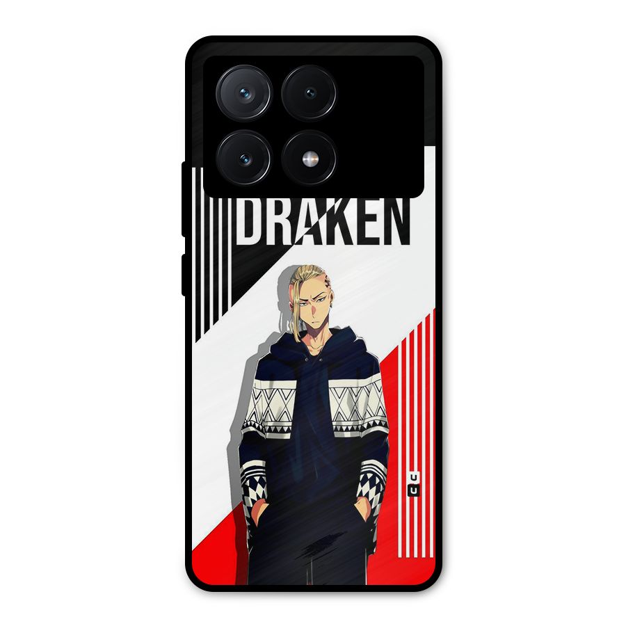 Draken Bhai Metal Back Case for Poco X6 Pro