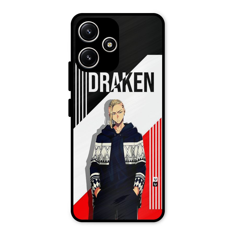 Draken Bhai Metal Back Case for Redmi 12 5G