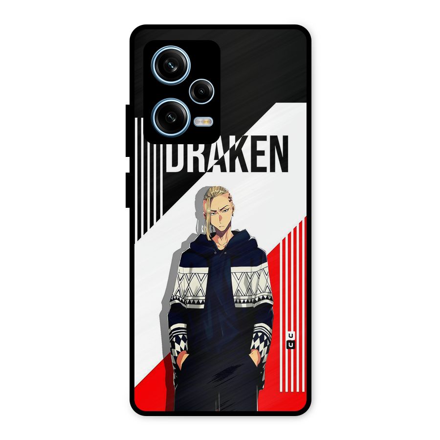 Draken Bhai Metal Back Case for Redmi Note 12 Pro