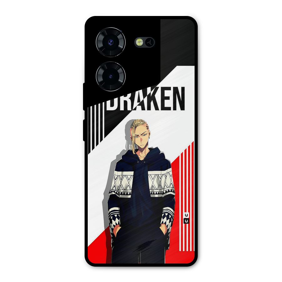 Draken Bhai Metal Back Case for Tecno Pova 5 Pro 5G