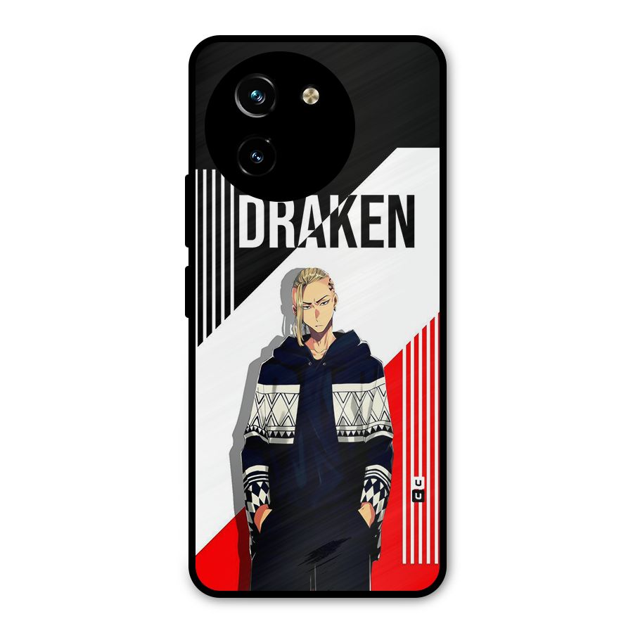 Draken Bhai Metal Back Case for Vivo T3x