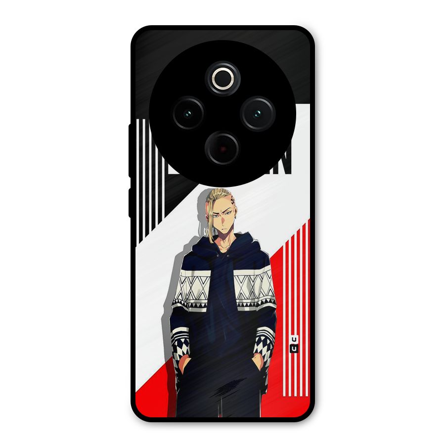 Draken Bhai Metal Back Case for Vivo T4