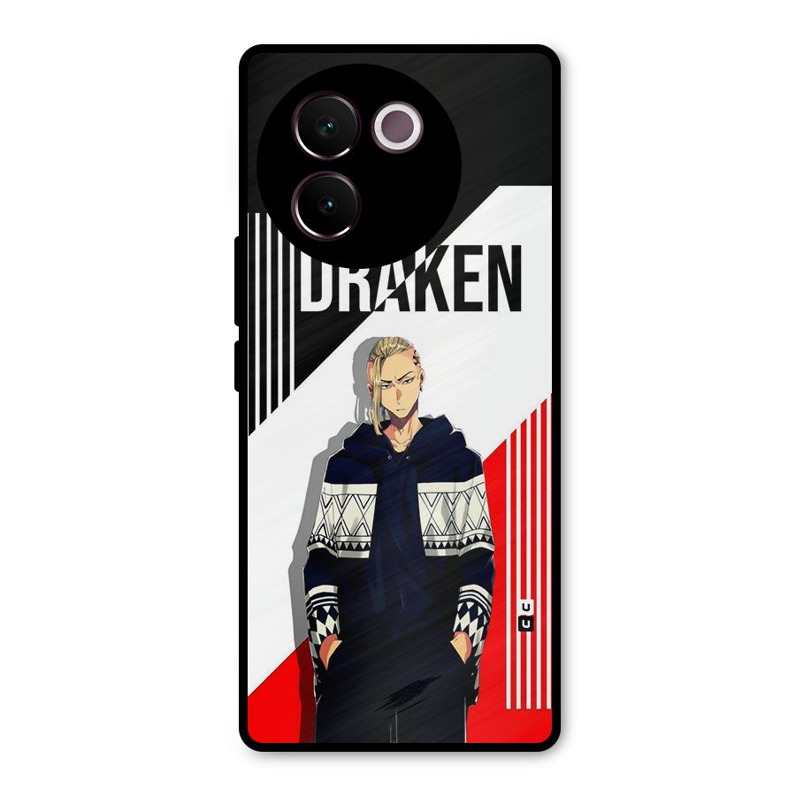 Draken Bhai Metal Back Case for Vivo V30e