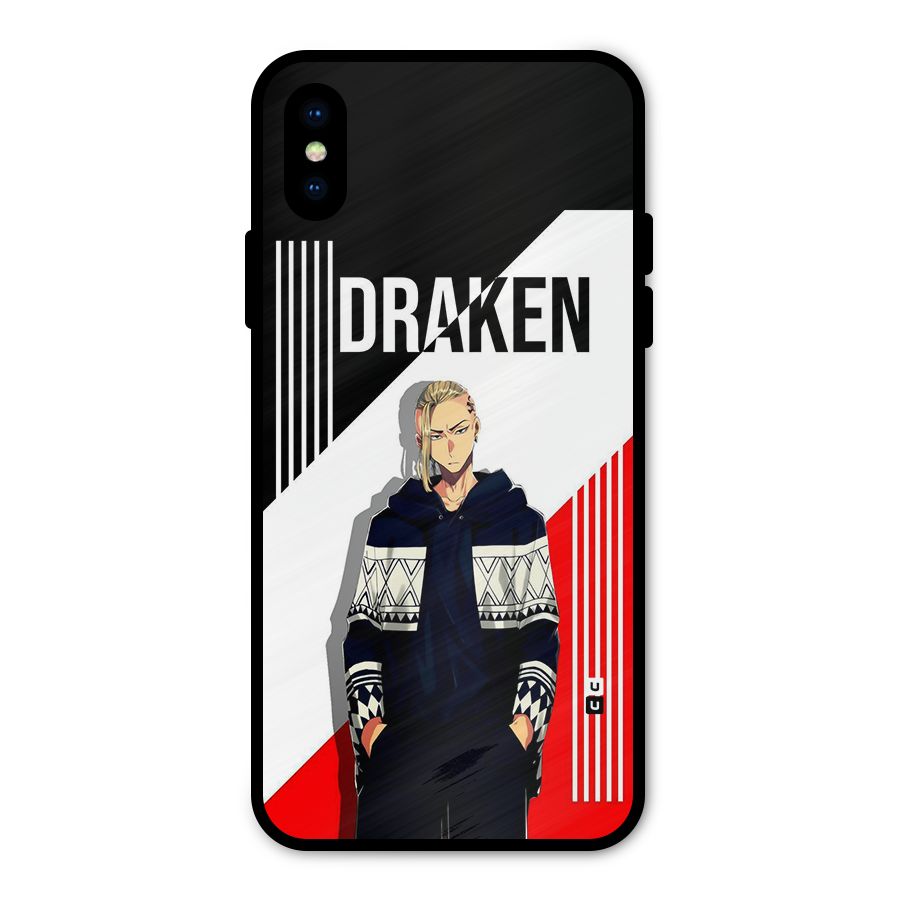 Draken Bhai Metal Back Case for iPhone X
