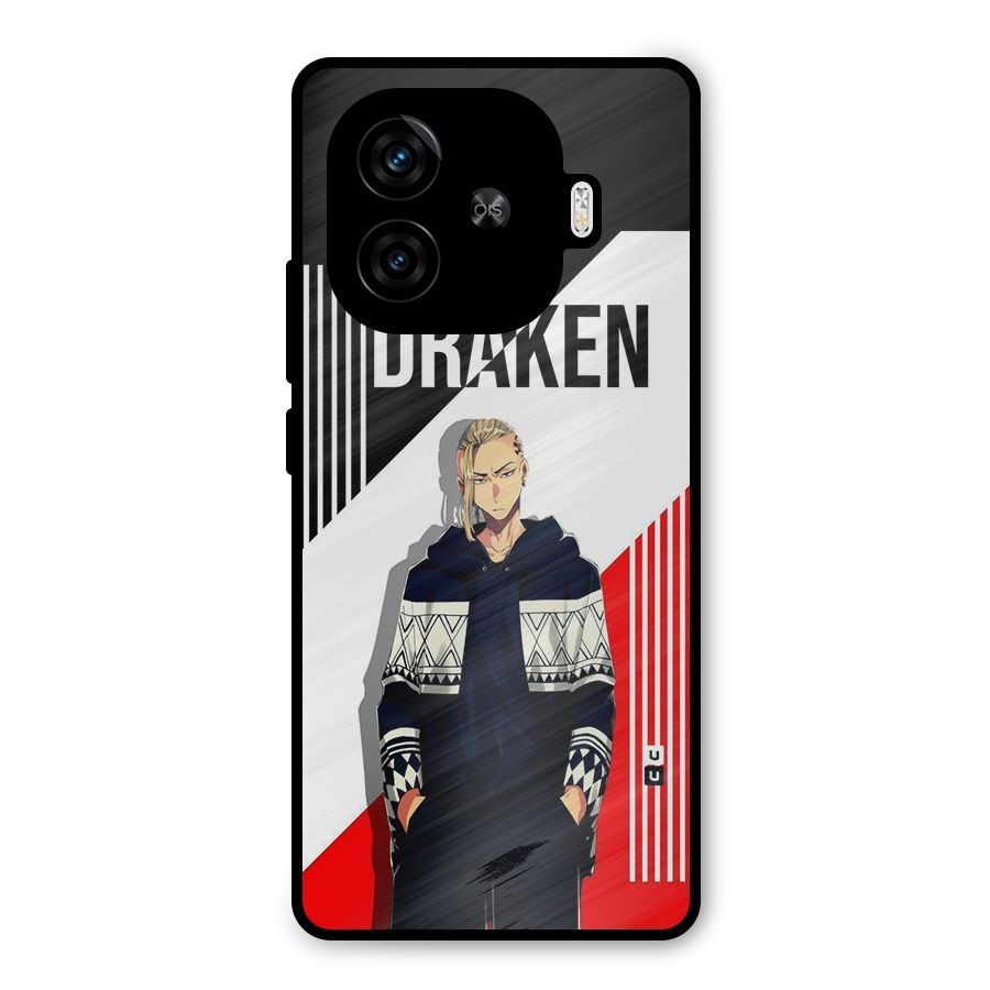 Draken Bhai Metal Back Case for iQOO Z9 Turbo