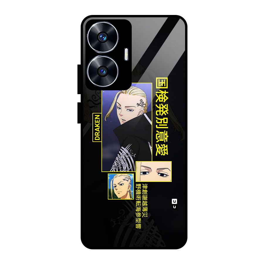 Draken Manji Gang Glass Back Case for Realme Narzo N55