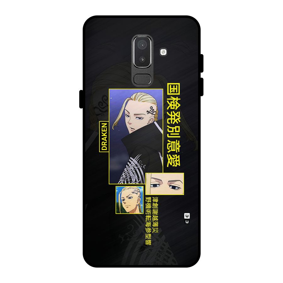 Draken Manji Gang Metal Back Case for Galaxy On8 (2018)