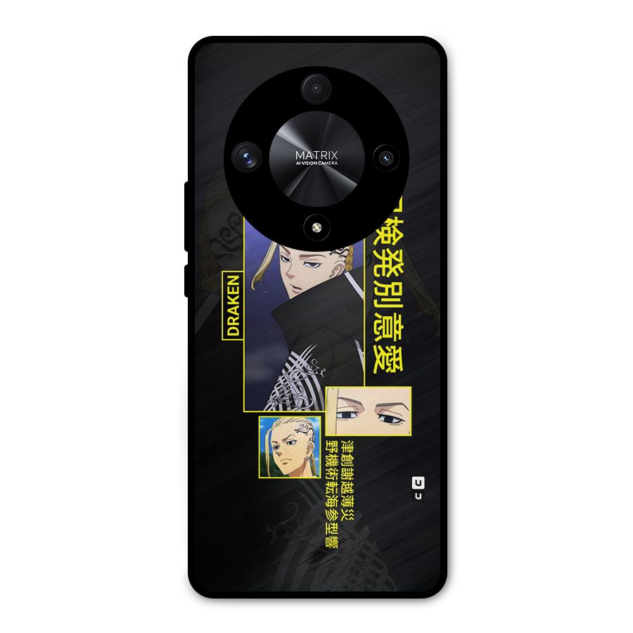 Draken Manji Gang Metal Back Case for Honor X9b