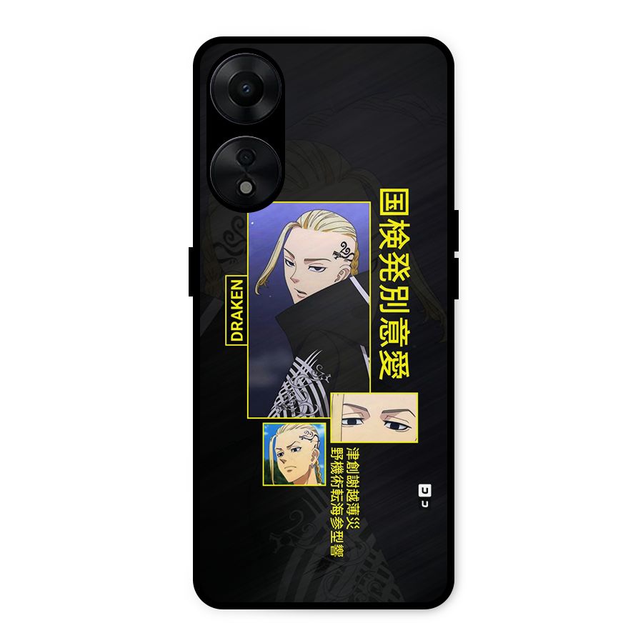 Draken Manji Gang Metal Back Case for Oppo A78 5G