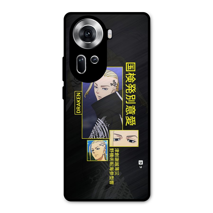 Draken Manji Gang Metal Back Case for Oppo Reno11 5G