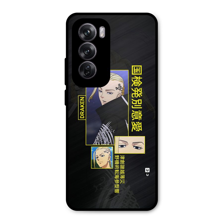 Draken Manji Gang Metal Back Case for Oppo Reno12 Pro